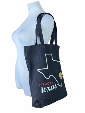10/$25🦋 Sephora Black SEPHORA TEXAS Tote Bag